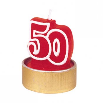 5 bougies ge "50" 